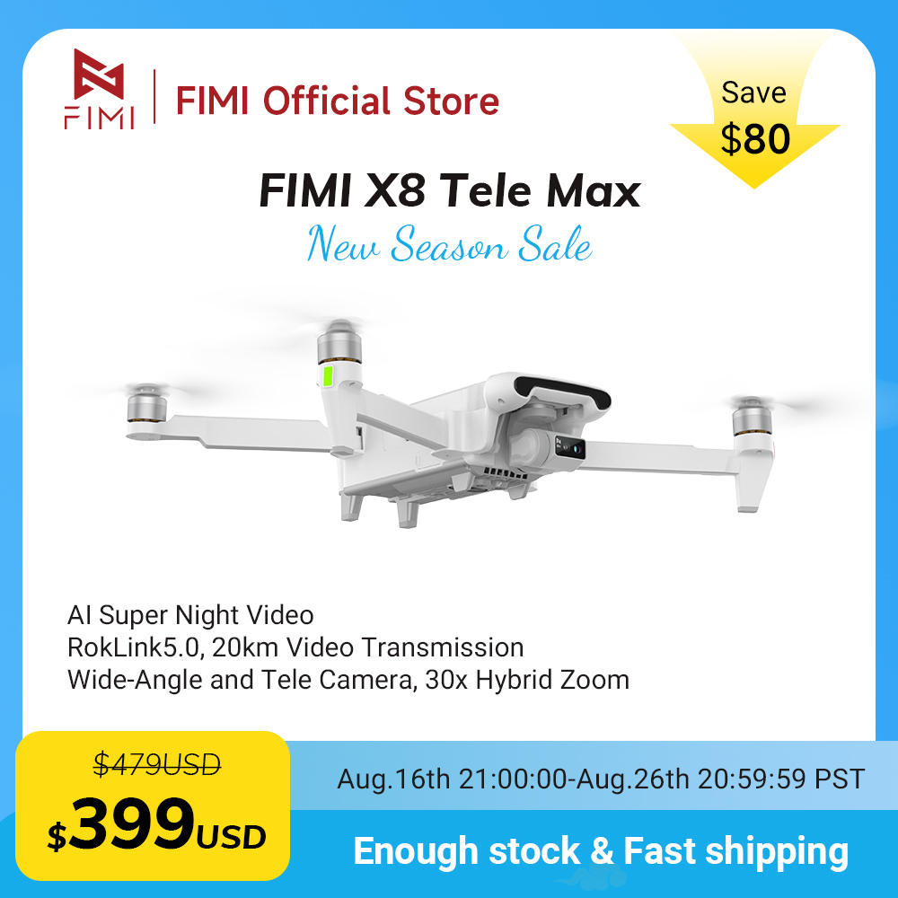 FIMI X8 Tele Max New Drone Wid - Drone Photogrammetry recension och pris