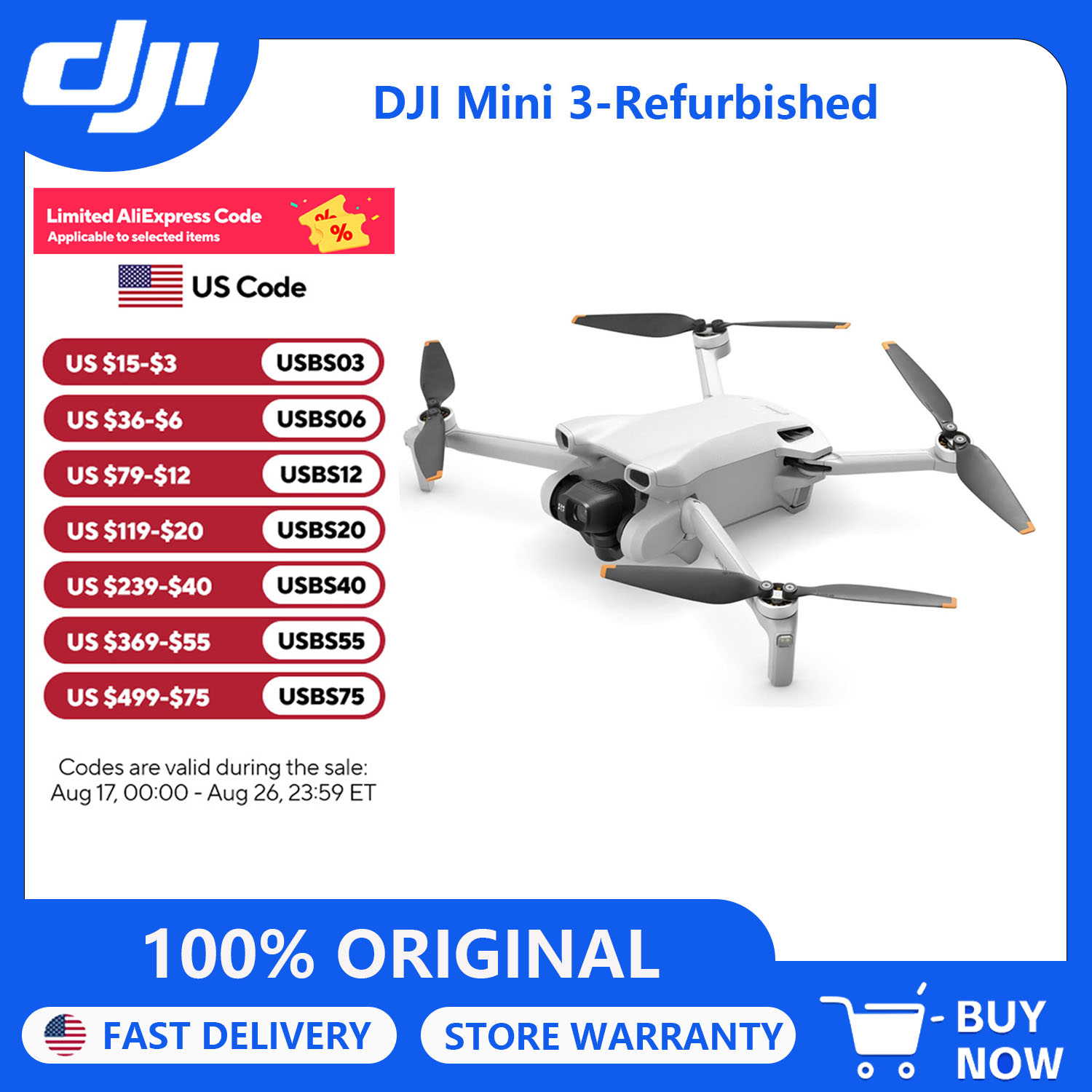 Refurbish DJI Mini 3 Drones wi - Drone Photogrammetry recension och pris