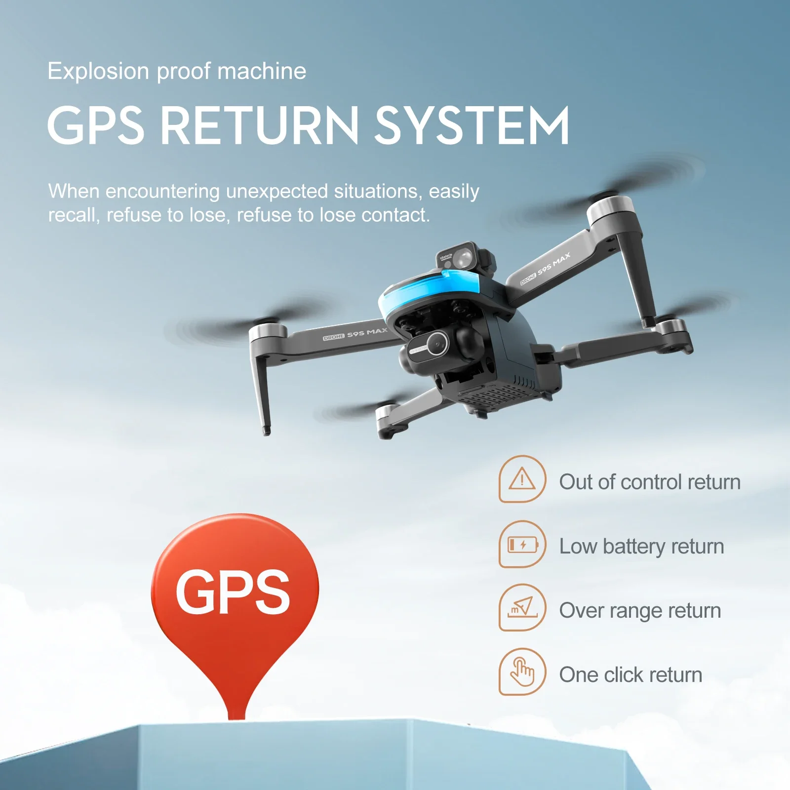 NEW S9S MAX MINI Drone 4K 2-Ax - Drone Mapping recension och pris