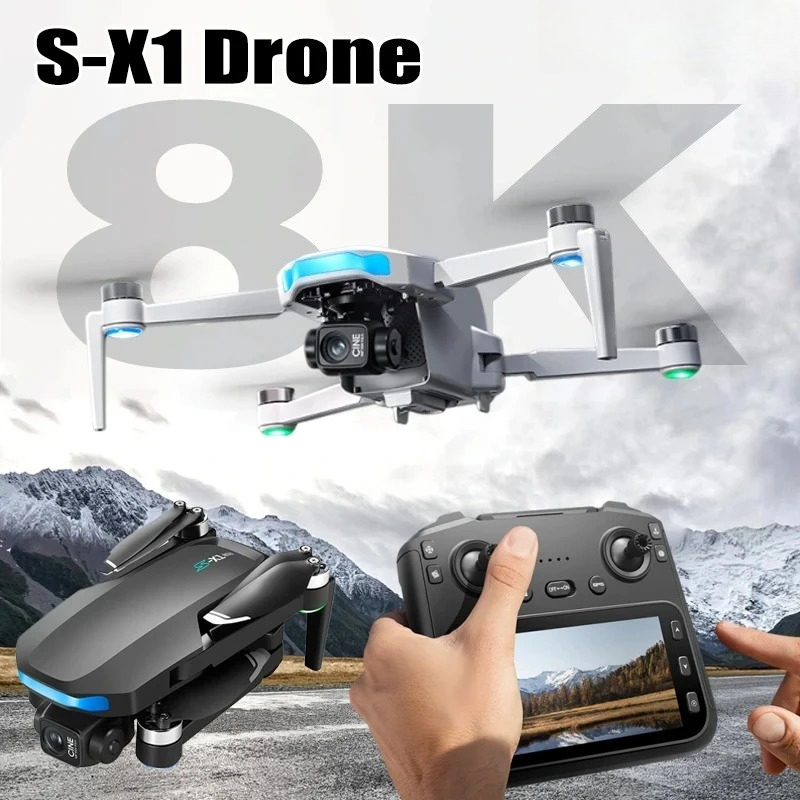 Original S-X1 Drone 8K HD Prof - Drone Multispectral recension och pris