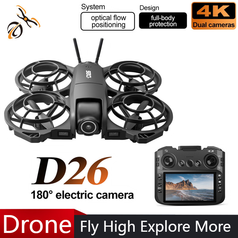 D26 Drone 4K Aerial HD 180° Ca - Drone Aerial Photography recension och pris