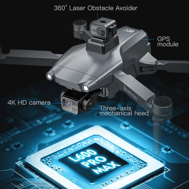 L600 PRO MAX GPS Drone Profess - Drone Multispectral recension och pris