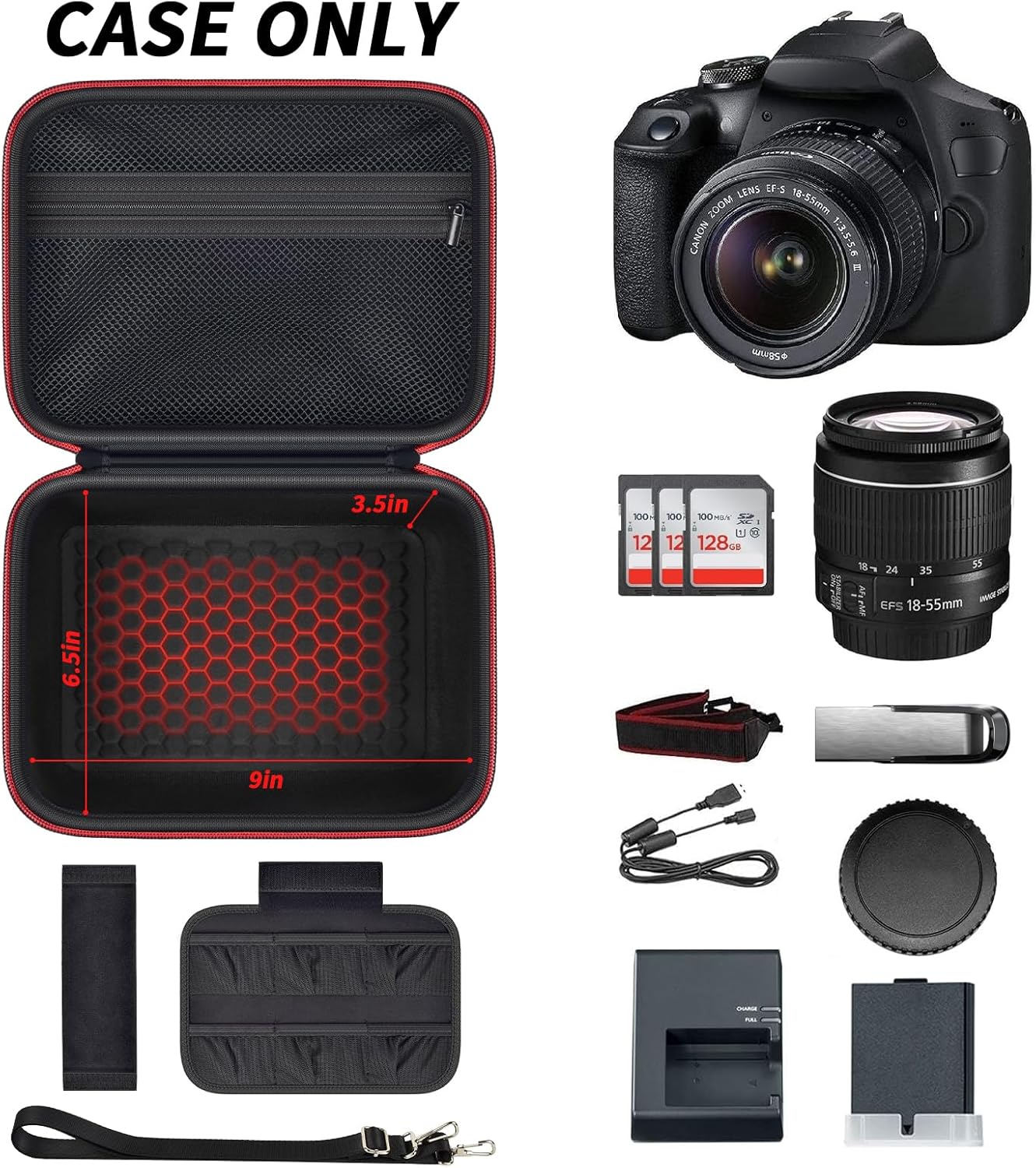 Camera Storage Bag for Canon E - Canon Camera Eos R8 recension och pris
