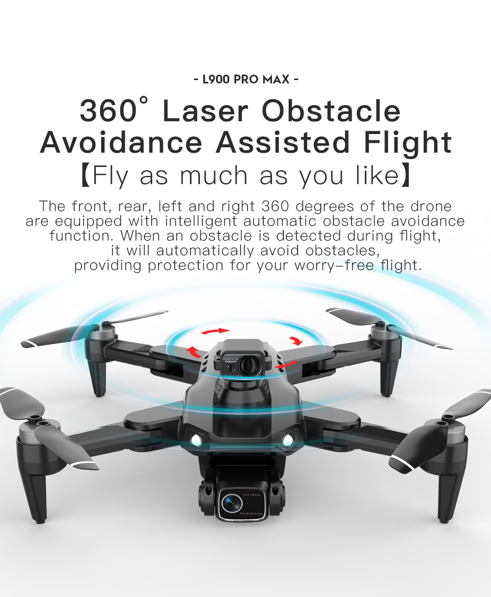 LYZRC L900 PRO MAX Laser obsta - Drone Multispectral recension och pris