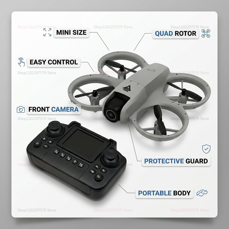2026 Mini RC Drone with 8K HD  - Drone Aerial Photography recension och pris