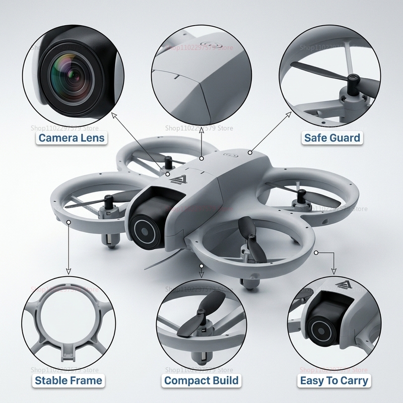 2026 Mini RC Drone with 8K HD  - Drone Aerial Photography recension och pris